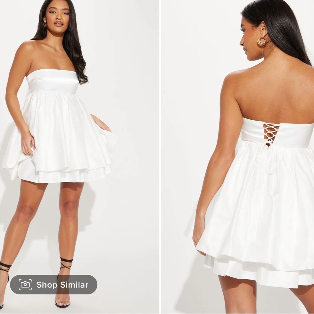 COPY - Fashion nova honeybun satin mini dress